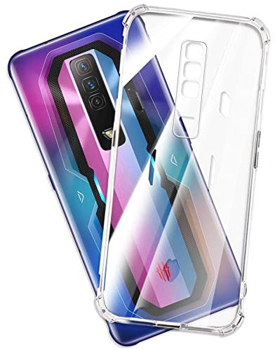 mtb more energy® Case Soft Armor compatible avec ZTE Nubia Red Magic 7 (6,8) – Coins renforcés – Protection de l'appareil photo – TPU de 1,5 mm – Coque de protection
