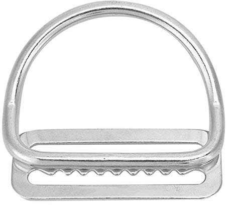 Bnineteenteam Tauchen Gewicht Halter, Edelstahl Slide Schnalle mit D-Ring für Surfen Gewichte Gürtel Schwimmen Sport Zubehör