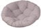 Baoblaze Gartenstuhl Kissen, 60 * 60 cm Rundes Sitzkissen, Gemütliches Stuhlauflage, Abnehmbar Sitzkissen Outdoor/Indoor, Stuhlauflagen für Schlafzimmer, Familienzimmer, Kissen für Hängesessel, Grau
