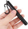 Pailles en Métal Réutilisables, Pailles à Boire en Acier Inoxydable Pliables et Réutilisables, Paille Télescopique Portable avec Brosse de Nettoyage et Étui(Le noir)