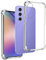 REY Funda Anti-Shock Gel Transparente para Samsung Galaxy A54 5G, Ultra Fina 0,33mm, Esquinas Reforzadas, Silicona TPU de Alta Resistencia y Flexibilidad