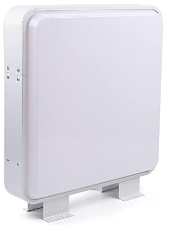 Boîte Lumineuse LED Carrée Double Face - Plaque pour le Nez - Panneau pour Restaurants, Magasins et Entreprises - 55 x 55 cm - Blanc - 220 V