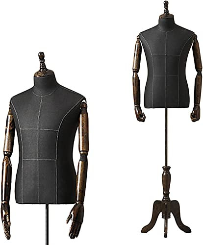 Weibliche Schaufensterpuppe, Torso, Kleiderform, Körper, Männliche Schaufensterpuppe, Schwarz, Männliche Schaufensterpuppe, Halber Körper, Erwachsener Mann, Kleidungsdisplay, Modellständer, Leichte S