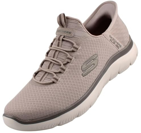 Skechers Slip-ins: Summits - High Range Scarpe Da Ginnastica In Poliestere Color Taupe Da Uomo - EUR 48.5