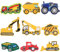 COMNICO Car Truck Iron on Patches, 9 Pcs Engineering Vehicle Embroidery Patches Kids Sew On Applique Badge on DIY Patch Car Truck Decoration Patch for Clothes Hats Jackets Bags Jeans Shoes
