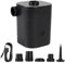 Rinwywey Electric Air Pump, Portable 2500mAh Battery Quick-Fill Air Pump, USB Rechargeable, 5 Nozzles, Inflate Deflate, Pool Toys, Air Mattress, Floats, Camping Bed