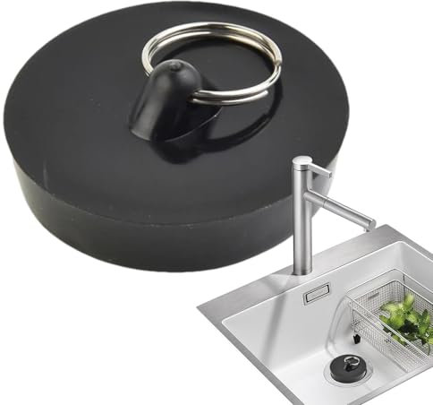 Abflussstopfen für Küchenspüle, Abflussstopfen für Abflussspüle, multifunktionaler Abflussstopfen für Abwasserteich, Waschstationen, Badezimmer-Abflüsse, Küchenspülen, Badewannen