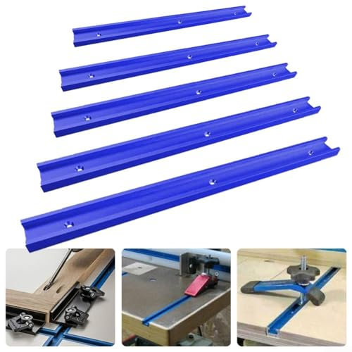 Aluminium Alloy T Track for Sliding Jig and Fixture Needs, Router Table 100500mm (300mm)