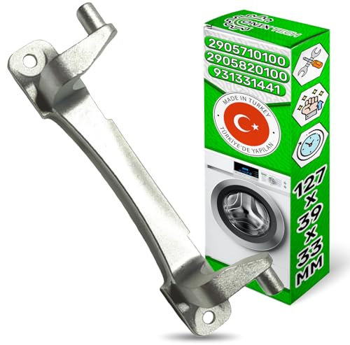 Bisagra para Puerta para Lavadora 127x39x33 mm con Código Original 2905710100 2905820100 931331441 2812730800 para Beko para Smeg - Garantía de 5 Años - ONIX TECH