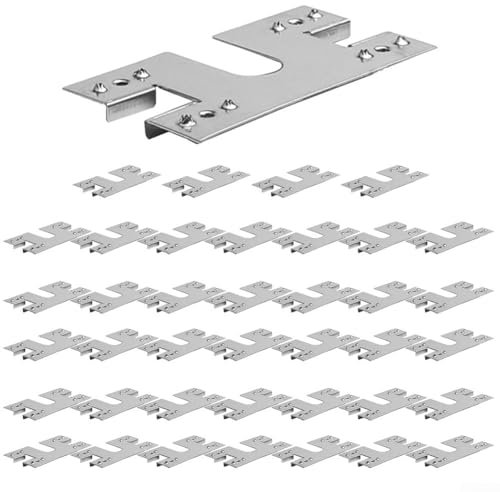 Edelstahl-Erdungs-Clip-Unterlegscheiben für Solaranlagen, 50100 Stück (50 Stück)