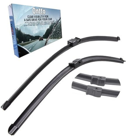 ontto Vorne Scheibenwischer Kompatibel mit VW T-ouran 1T1 2003-2006 28''+28'' Wischblätter Scheibenwischerblätter Frontscheibe Wischer Autoscheibenwischer Autoteile 700mm+700mm