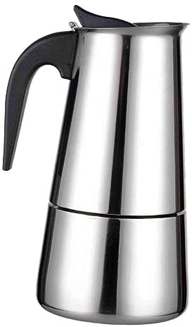 FONDOTIN Caffettiera Acciaio Inossidabile Contenitorper Portatile Design Semplice per Bevande Calde e Fredde