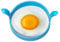Dreuhuing Anillos de huevo para plancha, moldes redondos para huevos, moldeador de panqueques de silicona reutilizable resistente al calor, utensilios de cocina para sándwich de desayuno en