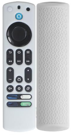 Silicone Remote Controller Cases Protective Covers For Fire TV 4K stick max Remote Control Sleeve for Fire TV 4K stick max (White)