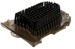 HKM Grooming glove Black One Size