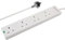 pro elec PL15331pl 3 m Switched Surge Protected Extension Lead - White