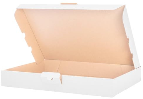 verpacking 100 Maxibriefkartons Versandkartons Faltschachtel Faltkarton Maxibrief 350 x 250 x 50 mm, Weiss, MB-5