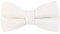 DonDon Herren Fliege 12 x 6 cm Baumwolle gebunden und längenverstellbar weiß