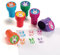 cama24com Kinderstempel lustige Hasen Osterhasen Emojis 6 Stück Mitgebsel mit Palandi® Sticker