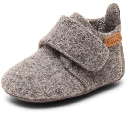 Bisgaard Unisex Kinder Baby Wool Niedrige Hausschuhe, Grau, 23 EU
