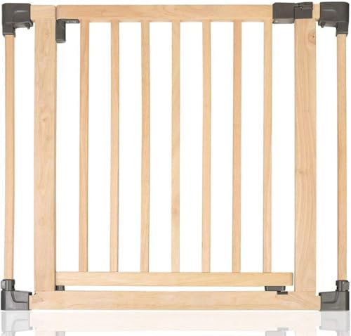 Safetots Barrière et parc de jeux multiPanneaux en Bois, Panneau de porte, Naturel, Bois, 80cm, Panneau de porte pour barrière ou parc de jeux