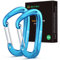 Brotree Karabiner mit 1200kg Belastbarkeit Schwerlast 12KN Karabinerhaken Schnellverschluss für Hängematten, Camping, Wandern, Rucksack