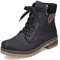 Rieker Donna Stivaletti Y7418, Signora Stivaletti Allacciati,Chukka Boots,Stivali Corti,Stivali con Lacci,Boots,Nero (Schwarz / 00),42 EU / 8 UK