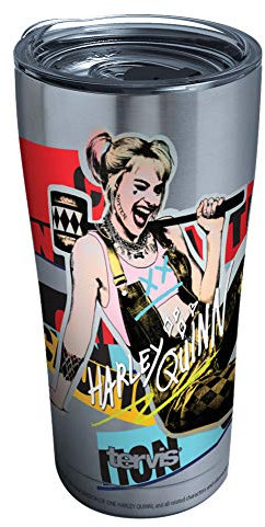 Tervis Birds of Prey DC Comics-Greifvögel-Harley Quinn Dreifachwandiger, isolierter Becher, Edelstahl