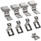 Maclean MCE546 Support de montage pour panneaux LED 595x595mm et 1195x295mm dans le plafond/plafond en forme de Z (4 pcs Mâle, 4 pcs Femelle, 8 pcs vis) en acier au manganèse (MCE546)