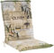 Gartenstuhlauflagen Mittellehner - 110 x 50 cm - Beige - Grün - Baumwolle - Olivenmotiv - Sesselauflage Sitzpolster Stuhlauflage