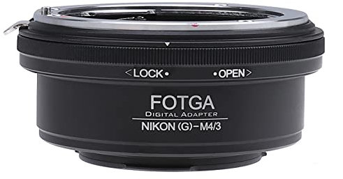 Hersmay Objektiv Adapterring für Nikon G F AI AIS Objektiv auf Micro Four Third MFT M4/3 Mount Kamera für Panasonic G3 G10 GF1 GF2 GF3 GH2 GH4 GH5S für Olympus E-P3 E-PL1 E-PL2 Pen E-M5 Mark II E-M10