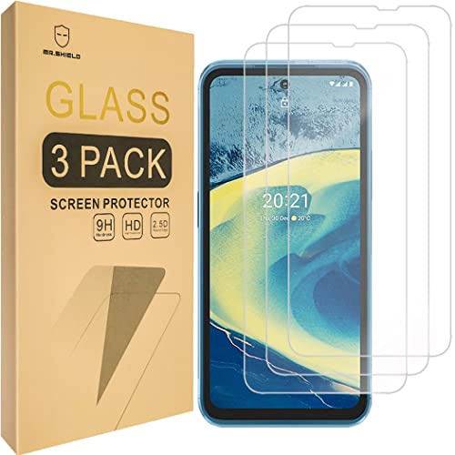 Mr.Shield Schutzfolie für Nokia XR20 3-Stück Schutzglas | Schutzglasfolie 9H Härte, HD Klare Displayschutzfolie