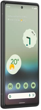 Google Pixel 6a: smartphone 5G Android libre con cámara de 12 megapíxeles y batería de 24 horas de duración, de color Tiza