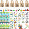 HIQE-FL Gadget Dinosauri Compleanno Bambini,Kit Festa Dinosauri Compleanno,Braccialetto a Scatto,Sacchetto Regalo per Feste,Festa Compleanno Dinosauri