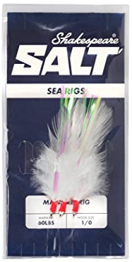 Shakespeare Salt Rig Fishing Rig (Mackerel - Hook Size-1/0)