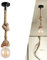 Porte Suspension Vintage E27 en Corde de Chanvre Rétro - Cable Electrique Plafond Lustre Industrielle 50cm - Support pour Lampe Café Salon