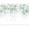 murando - Premium Photo Wallpaper Green Leaves 350x256 cm / 138x97 - Non-Woven Premium Art Print Fleece Wall Mural Decoration Poster Picture Design Modern - Nature Plant Like Painted b-C-0615-a-b