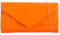 fi9 Handtasche aus Lackleder, für Braut, Hochzeit, Abend, Party, Clutch, Orange, medium
