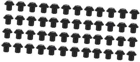 SOLUSTRE 144pcs Rubber Feet for Gas Stove Top Burner Grates Rubber Feet Pads Replacement for Hob Burner Stove Legs Cooktop Grate