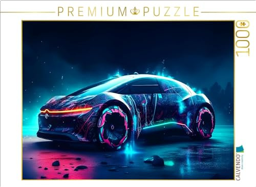 CALVENDO Puzzle Autonomes Fahrzeug | 1000 Teile Lege-Größe 64 x 48 cm Foto-Puzzle für glückliche Stunden