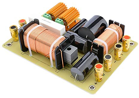 Fvoagaou 2 Wege Audio Frequenzweiche HochtöNer Bass Lautsprecher Frequenzweiche Professioneller Frequenzteiler Stufen Filter für 15 Lautsprecher