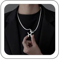 Wendalern Ballon Hundehalskette Silber Welpe Hund Anhänger Halskette Lange Box Link Kette Halskette Niedlich Cartoon Tier Hund Pullover Kette Halskette Schmuck Geschenke Für Frauen Mädchen
