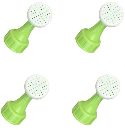 EHOTER Gießaufsatz für Flaschen 4 Stück Gießkanne klein Dog Hunde-Reisedusche Düse Sprinklerkopf Aufsatz Gießkanne Zimmerpflanze Kleine Sprinkler Flasche Top Bewässerung Gießball (4)