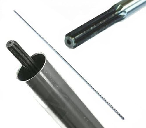 Barra de transmisión para desbrozadora | Longitud: 153 cm | Diámetro: 8 mm | Tubo: 150 cm, 28 mm | 7 dientes | de acero | Pieza de repuesto