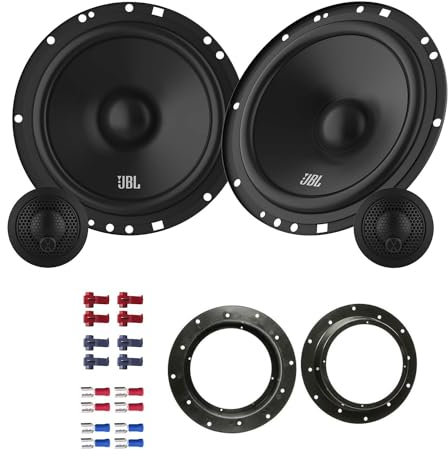 JBL Stage161CFS Lautsprecher mit Einbauset passend für VW Volkswagen Golf V 2003-2008 Türen vorne 450 Watt 165mm 2 Wege Kompo