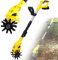 LZDOYY Motozappa elettrica - Coltivatore per Terreno da Giardino/Rotavatore - velocità a Vuoto 250 Giri/min, 10 Lame in Acciaio, Larghezza di Lavoro 100 mm,220V