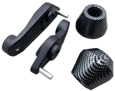 EULYIQAM Motorrad Schieber Sturzschutz for Yamaha YZF-R1 YZFR1 2009-2014 Motorradzubehör Carbon Sturzpads Absturzsicherung Rahmen Protector(Carbon)