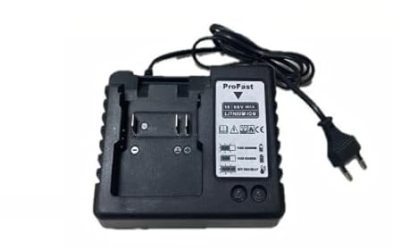 Caricabatteria Rapido Universale Compatibile 18 / 88V per tutte le batterie Mulinsen LLD Siarlinxi Goetek Tmakota Byoti ecc., per tutti gli elettrotutensili con stesso attacco, ricarica fino a 8.0Ah