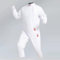 450N Fechtsport-Uniform Anzug , 3-teiliger Fecht Schutzanzug, Fechtkleidung, Weste/Hose/Jacke Aus 450N Anti-Dorn-Stoff, Professioneller Fechtanzug für Erwachsenen und Kinderfolie Degen und Säbel(52)