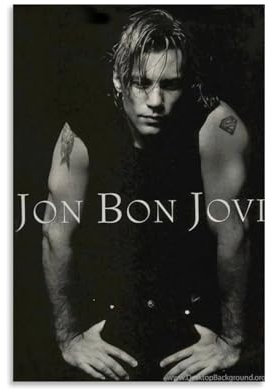 juaseehke Jon Bon Jovi Poster, Raumdekoration, Leinwandposter, ästhetischer Posterdruck, Wandkunst, Dekor-Poster, 30 x 45 cm, ungerahmter Stil